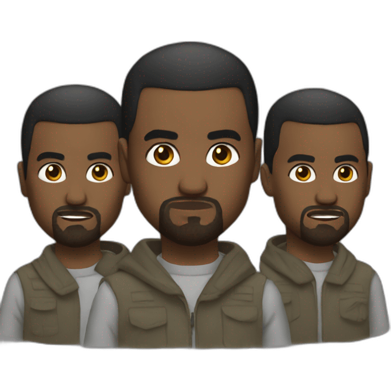 Kanye-middle emoji