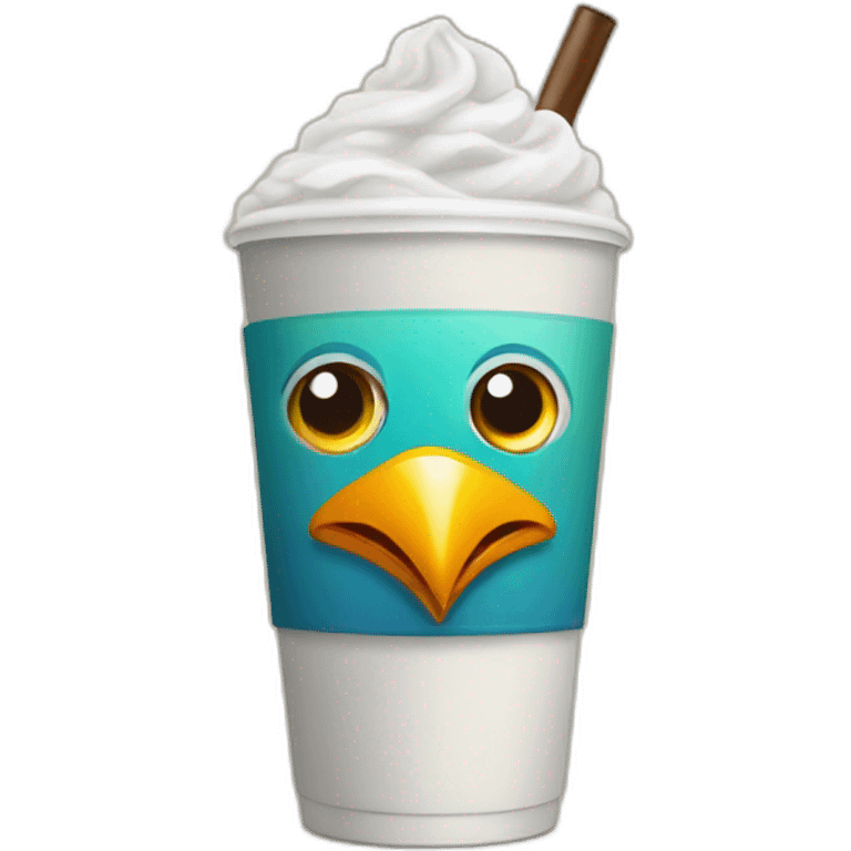 Bird drink caffeine  emoji