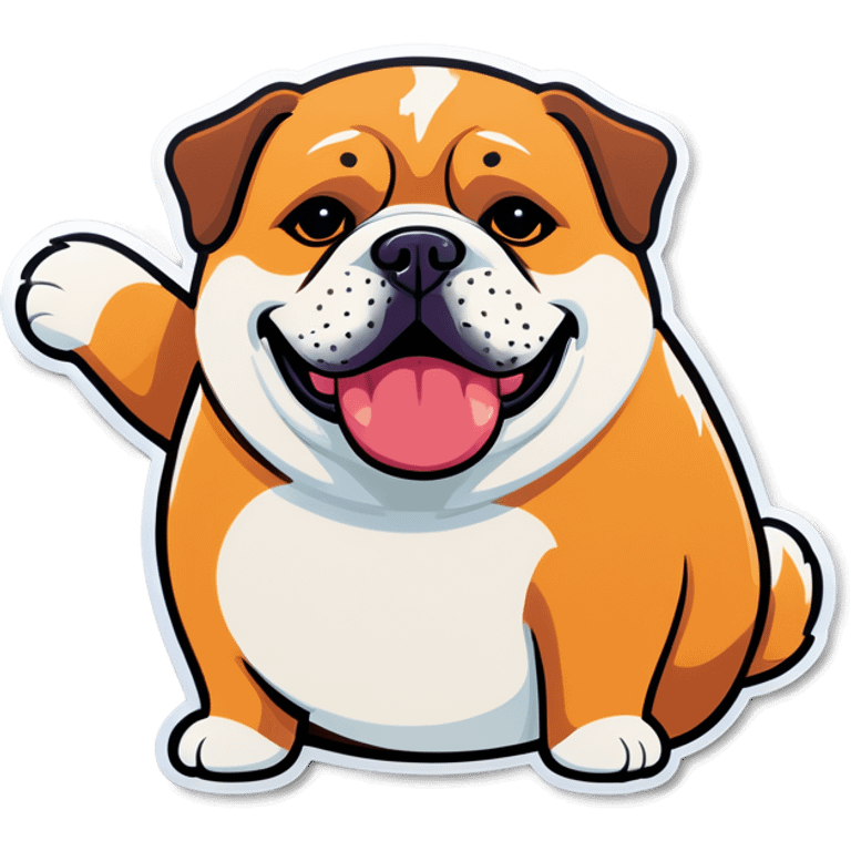 Fat Dog  emoji