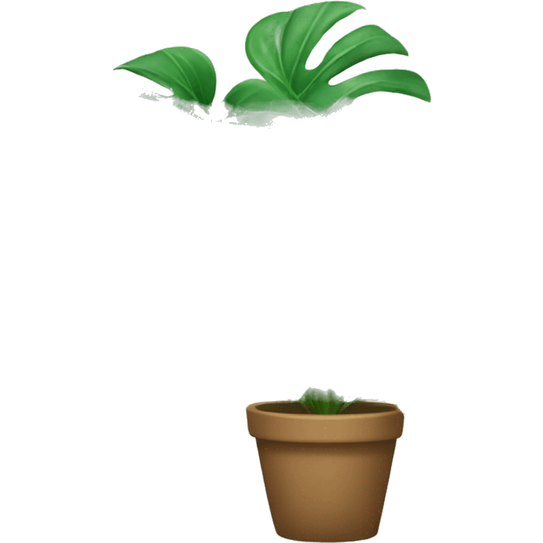 monstera plant emoji