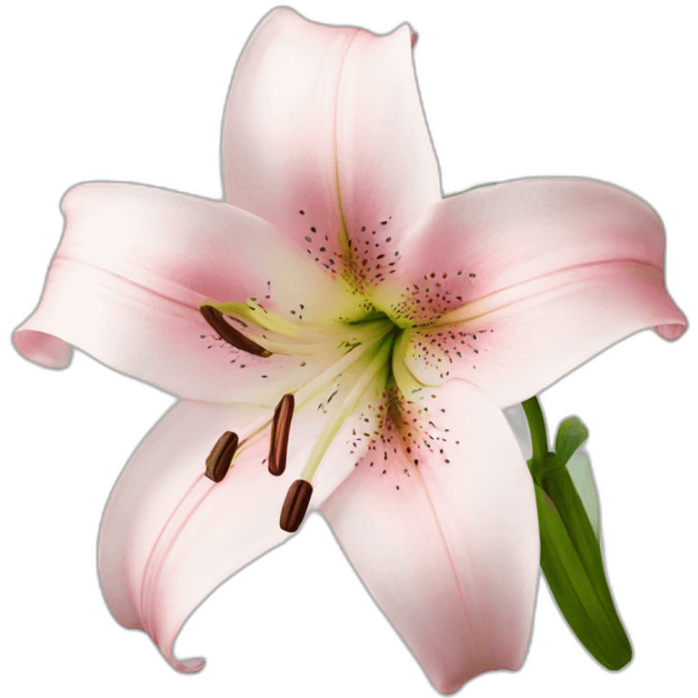 light pink lilium emoji