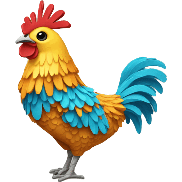 Piñata poulet emoji