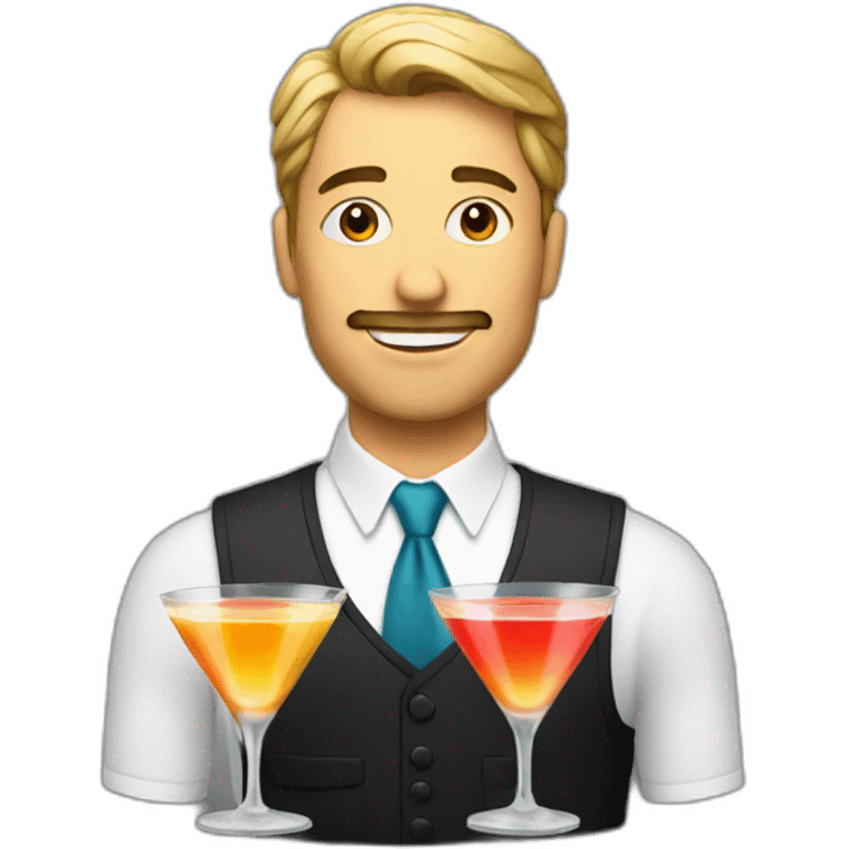 Man with cocktail emoji