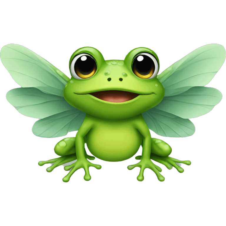 frog with wings emoji