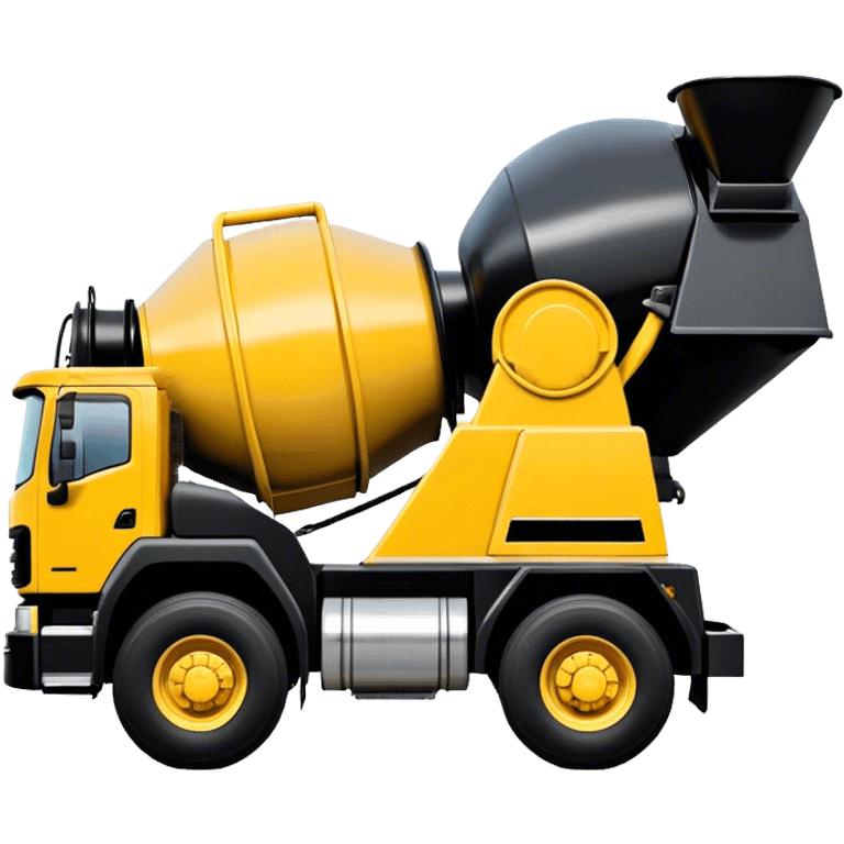 Cement Mixer - Mack Granite (Model Year: 2022) (Iconic colour: Yellow and black) emoji