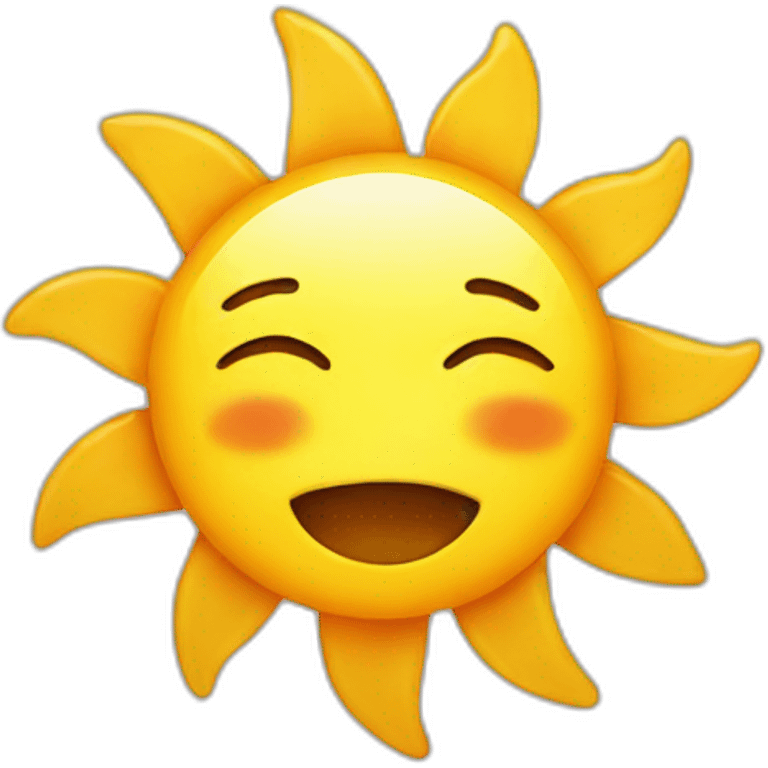 sun with face emoji