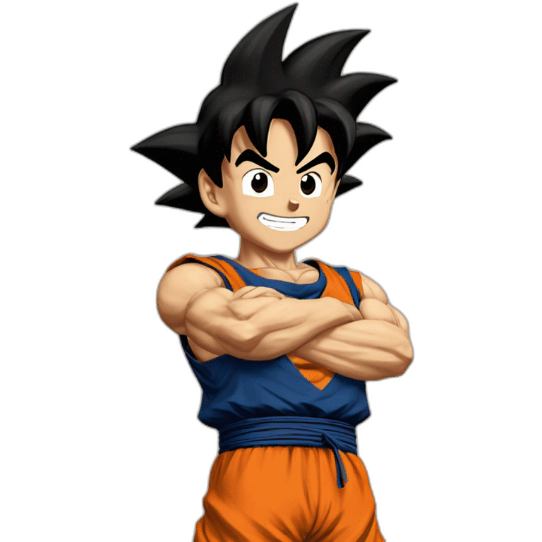 does goku clean nuts? emoji