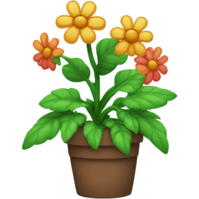 potted plant + be emoji