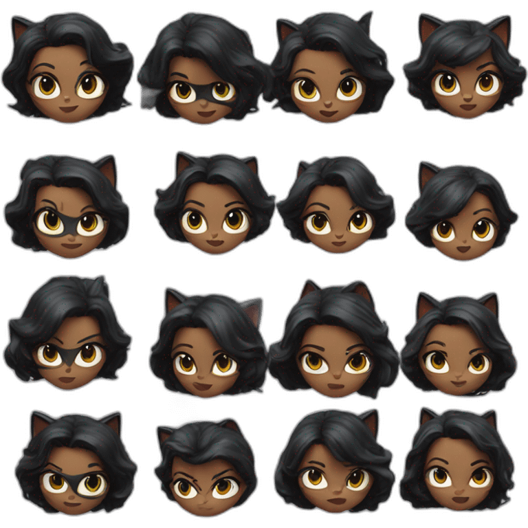 Felicia Hardy (Black Cat Marvel character from Spider-Man Universe) emoji