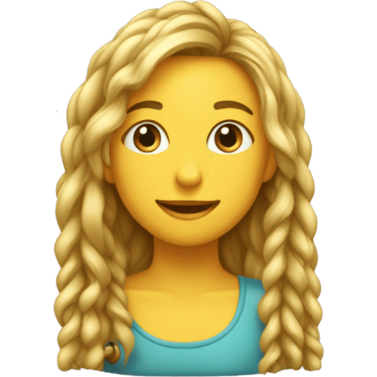 Jeune home avec des locks emoji