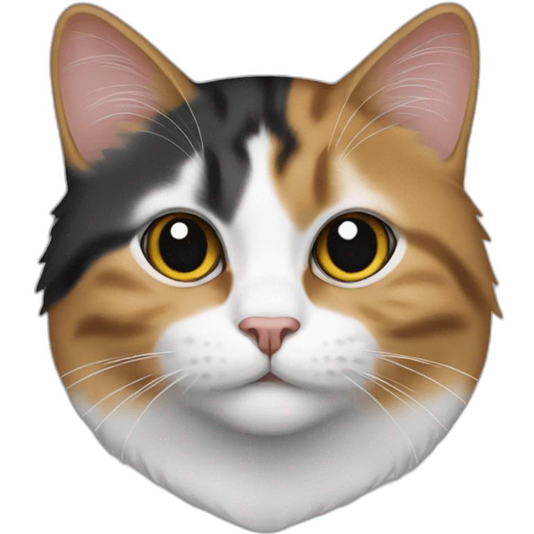 tricolor cat emoji