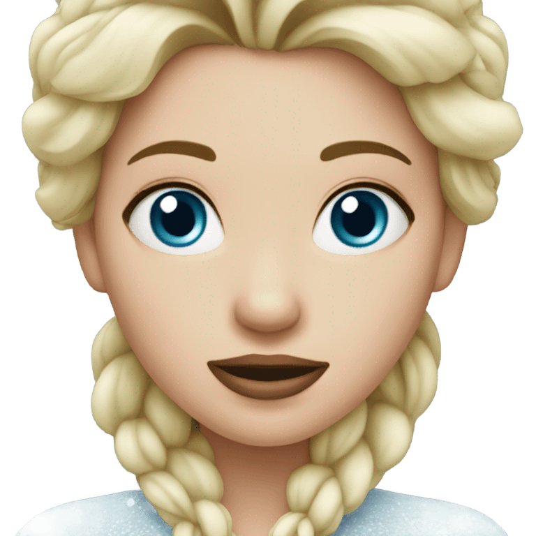 Frozen Model Woman emoji