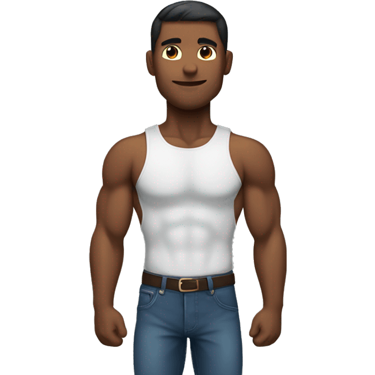 upper body of a muscular man emoji