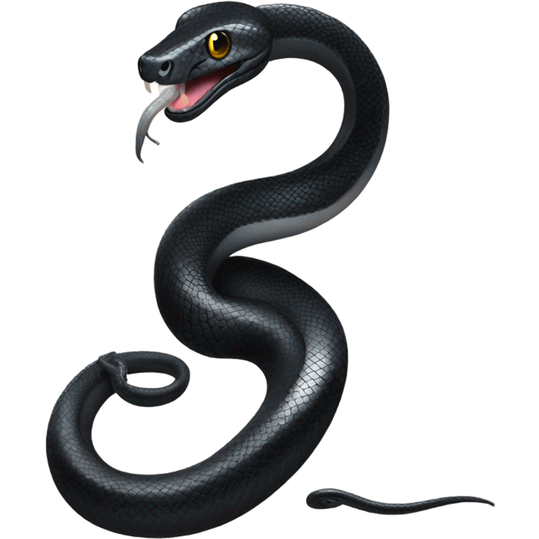 Black snake emoji