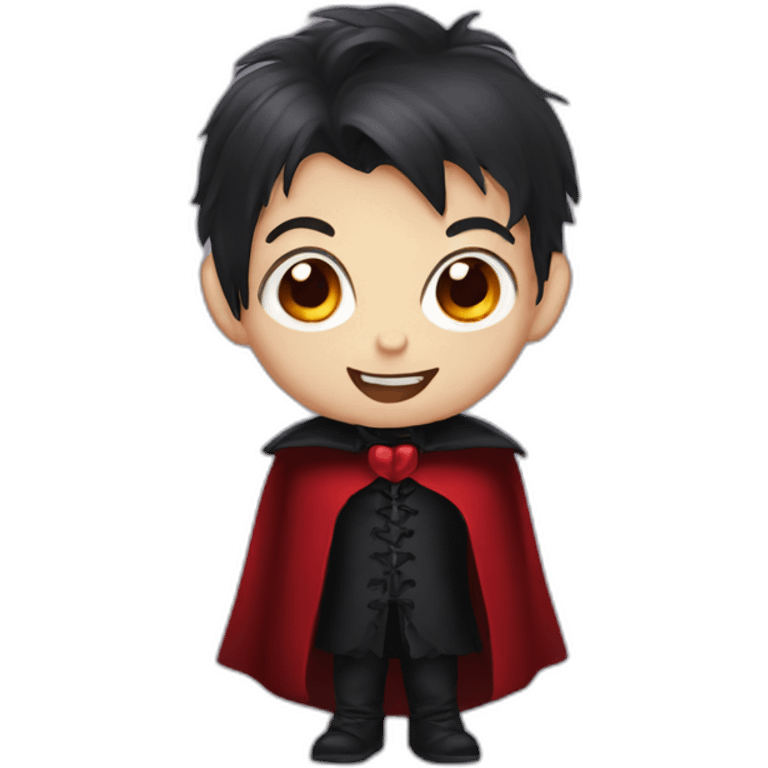 cute little boy Vampire emoji