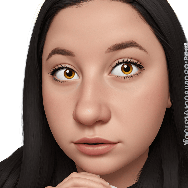 realistic portrait of girl emoji