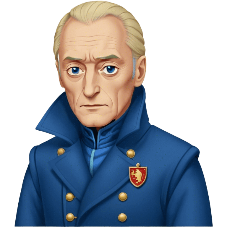 Tywin Lannister from game of thrones, blue coat emoji