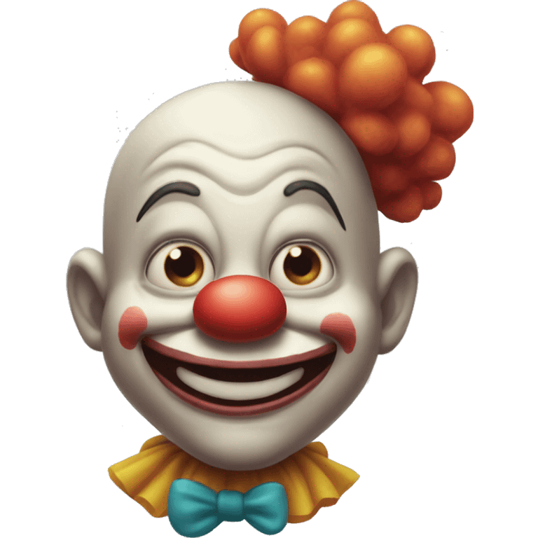 goofy lil goober clown =oP emoji