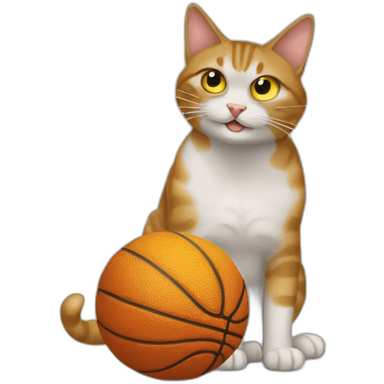 Farting cat lemon juice basketball emoji