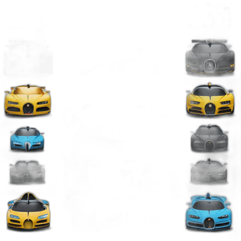 Bugatti bolide emoji