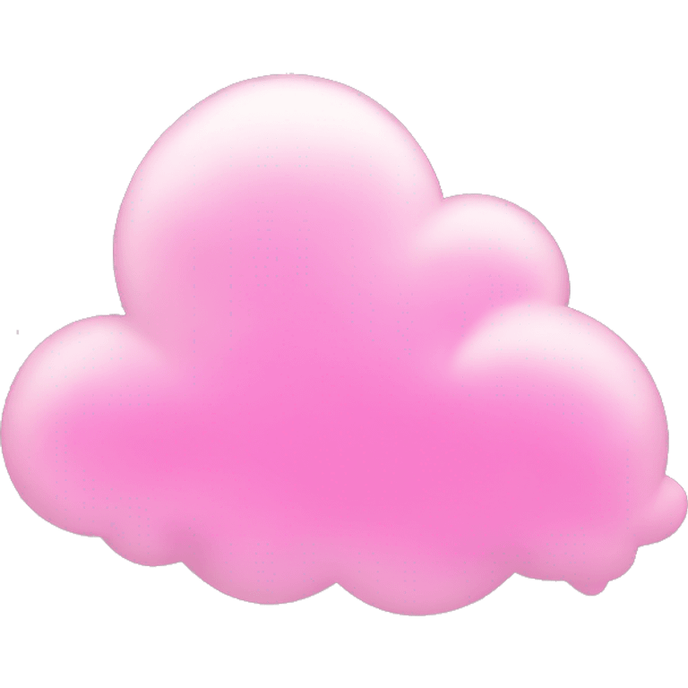 Pink clouds with stars emoji