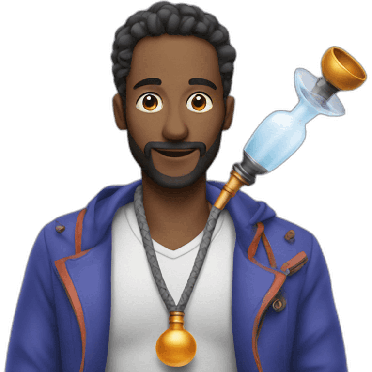 Hookah man emoji