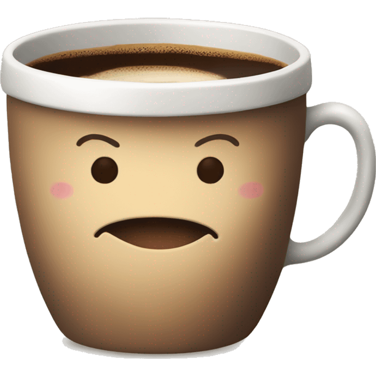 Cup of coffee cute cup emoji