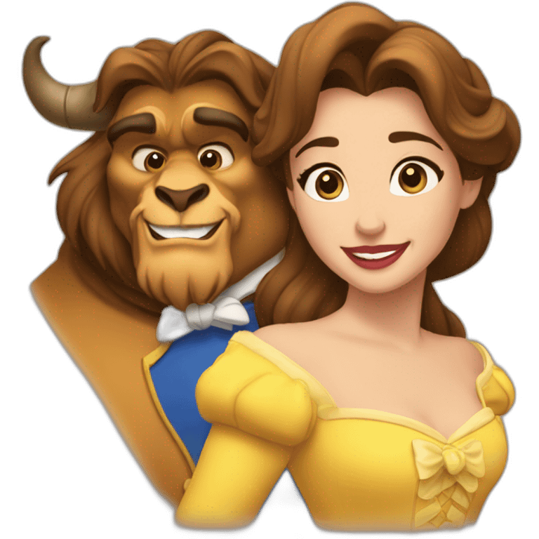 Beauty and the beast  emoji