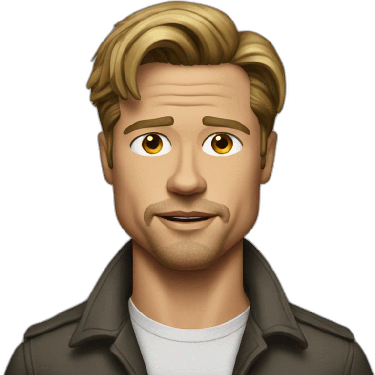 brad pitt realistic emoji