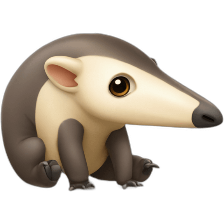 cute anteater emoji