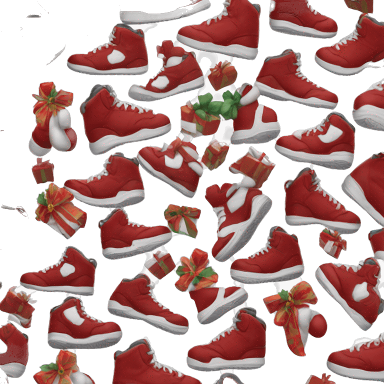 Christmas air Jordans ￼ emoji