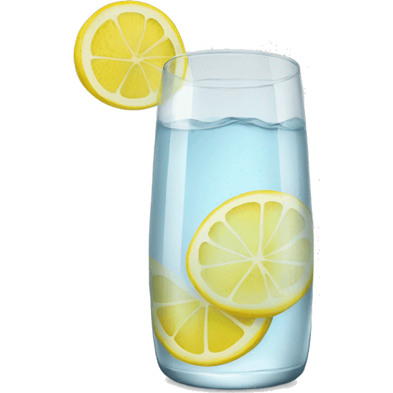 glass lemon water emoji