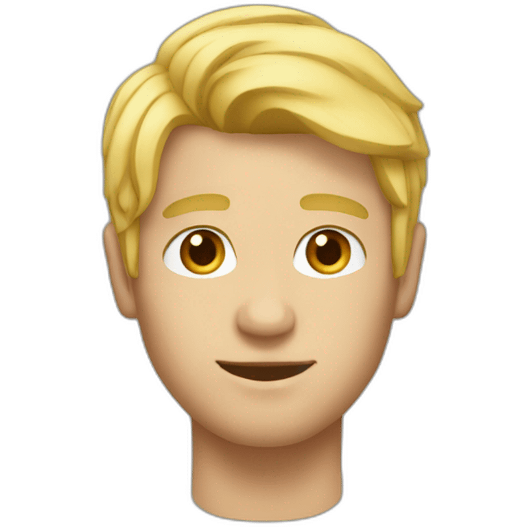 21 year guy with blonde hair emoji