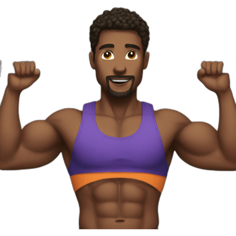 guy workout emoji