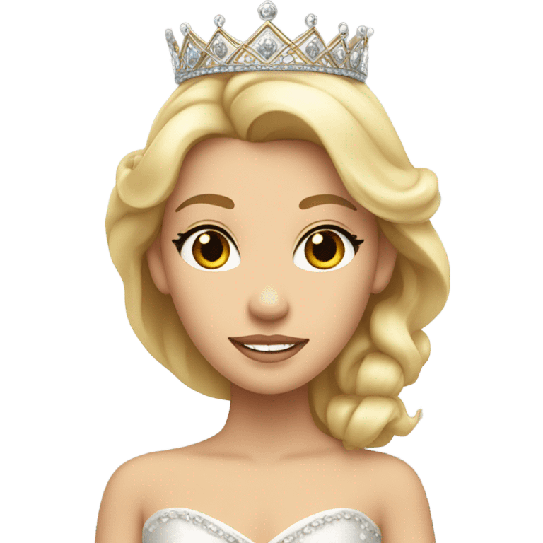 brown-eyed blonde princess emoji