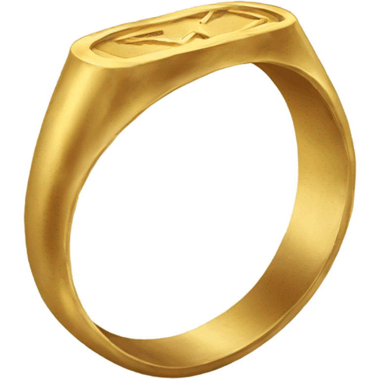 Texas gold ring  emoji