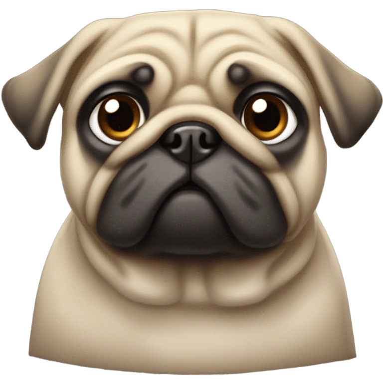 Pug dog emoji