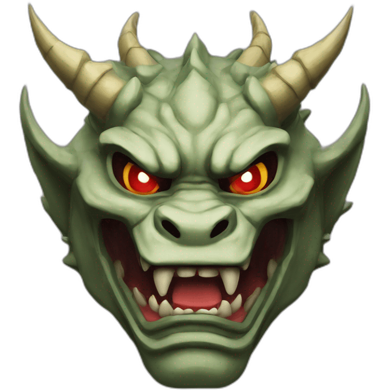 oni tenebre dragon japanese mask angry emoji