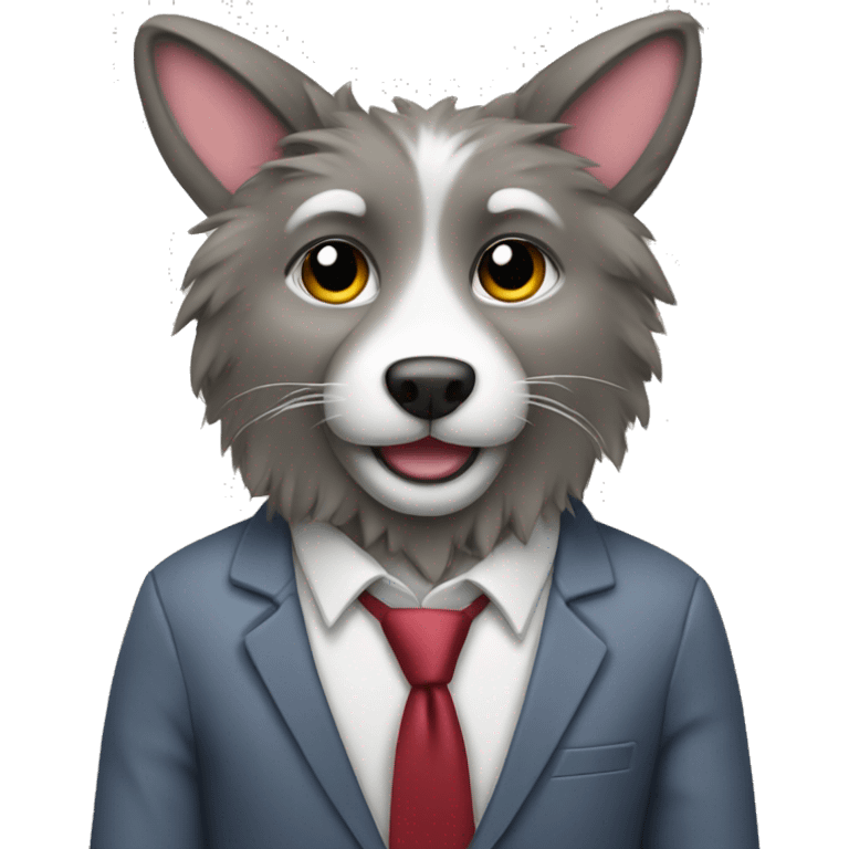 furry office worker emoji