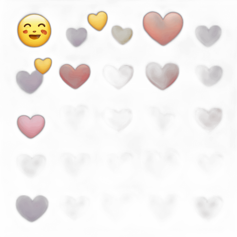 Heart moon emoji