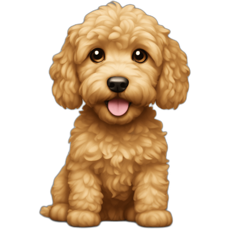 mini golden doodle runt emoji