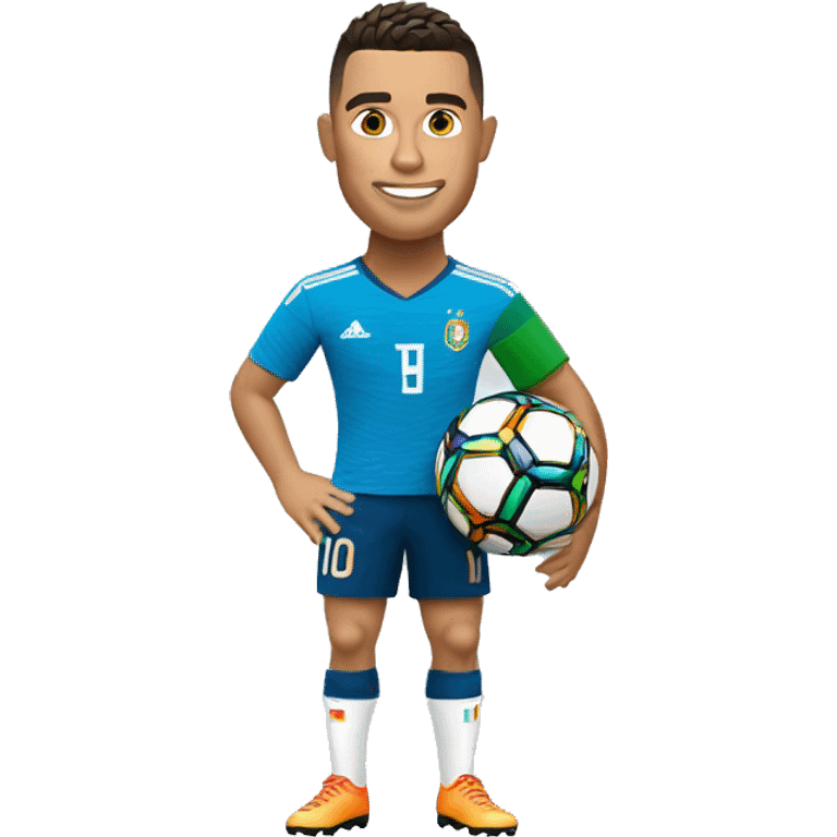 Ronaldo with fifa world cup  emoji