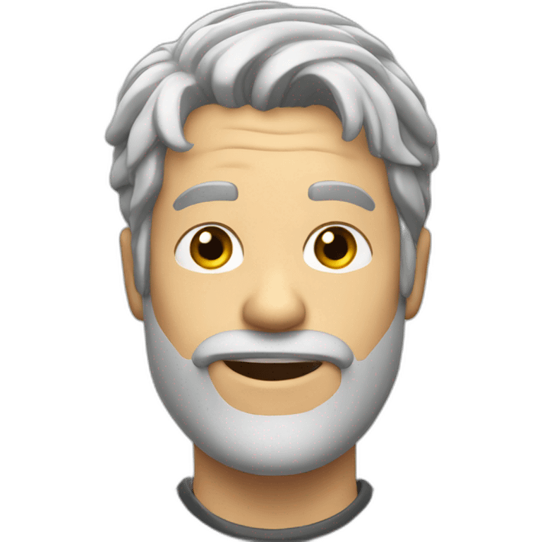 diving man gray hair emoji