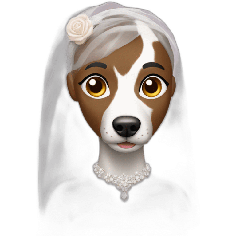 bride with shorthair pointer emoji