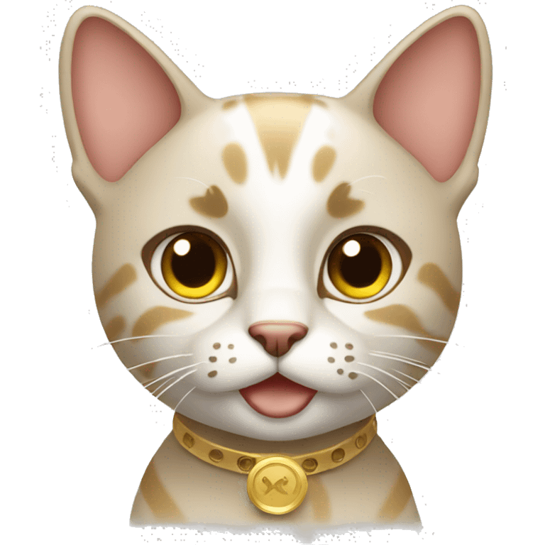 rich cat blogger with youtube gold button emoji