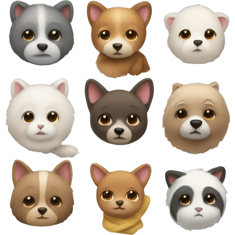 Cozy animals emoji