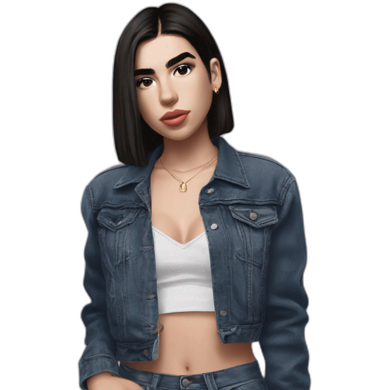 Dua lipa regard desabropateur emoji