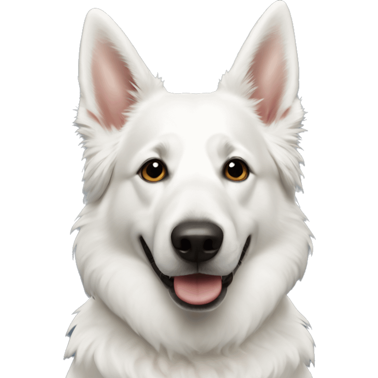 White swiss shepherd emoji