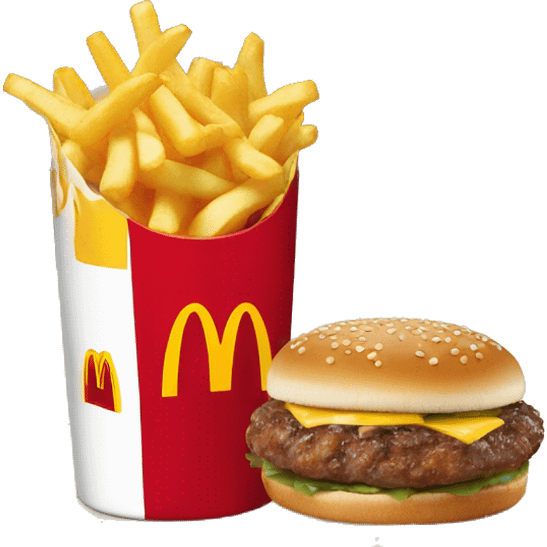 McDonald’s meal  emoji