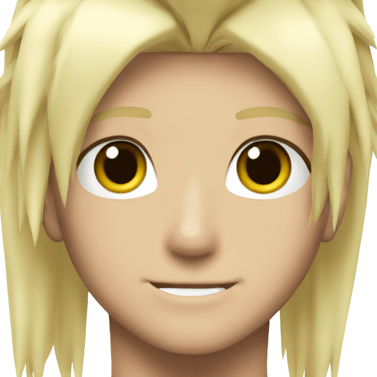 Naruto blonde hair emoji